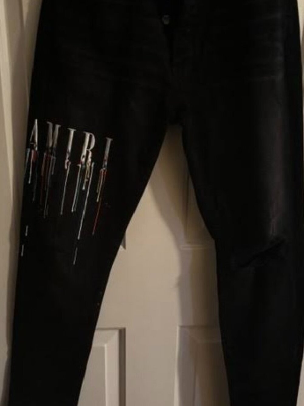 Amiri Paint Drip Jeans - Men's 34